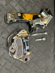 40908-06/ 42895-06 Brake Caliper, Bracket & Bolt Kit Chrome 06-07 Softail #641 - Picture 1 of 7