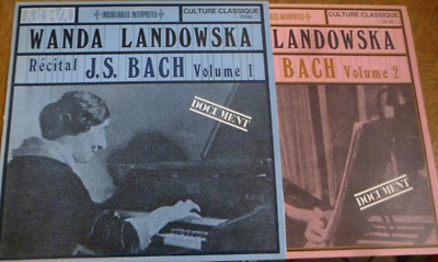 WANDA LANDOWSKA / BACH recital vol.1 & 2  / RCA - Image 1 of 2