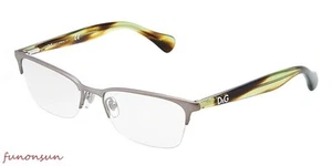 Dolce & Gabbana Women's Eyeglasses D&G 5113 1139 Gunmetal Semi-Rimless Frame - Picture 1 of 1