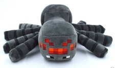 Miniera Pixel Spider Ragno Minecraft Peluche Plush 16cm