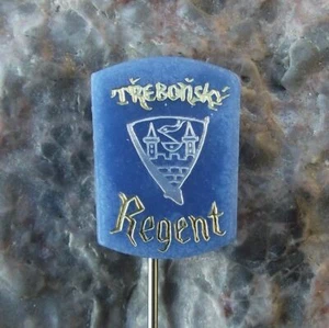 Antique Trebonsky Regent Trebon Czechoslovakia Brewery Beer Lager Pin Badge - Picture 1 of 4