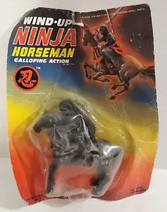 Wind-Up Ninja Horseman - Figura Vintage ABC Toys (2680) - EMBALAJE DAÑADO NUEVO DE LOTE ANTIGUO - Imagen 1 de 9