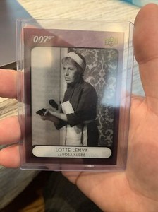 2020 UD James Bond Villains Henchman SSP 1:216 Lotte Lenya Acetate #8 Rosa Klebb