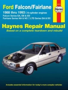 Manual Ford Falcon, Fairlane y LTD 1988-1993 Haynes Taller Servicio Reparación - Imagen 1 de 5
