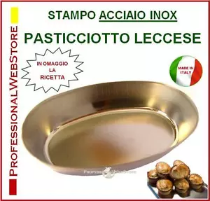 8 FORME PASTICCIOTTO LECCESE STAMPO PASTICCIOTTI CREMA PASTICCERIA FORMA STAMPO - Foto 1 di 1