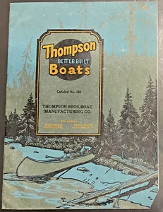 Vintage Original circa 1927 THOMPSON BROS BOAT CATALOG, Illustrated - Picture 1 of 7