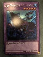 YUGIOH SEA MONSTER OF THESEUS, MP17-EN231 1ST EDITION SECRET RARE