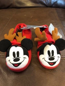 Autentiche ciabatte Disney Store Topolino bambini taglia 9/10 nuove con etichette vacanze - Foto 1 di 6
