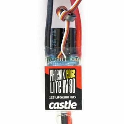 NEW Castle Creations Phoenix Edge Lite HV 80 AMP ESC, 12S / 50.4V, NO BEC - Image 1 of 3