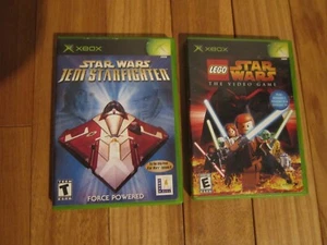 XBOX Lego Star Wars y STAR WARS JEDI STARFIGHTER AMBOS COMPLETOS - Imagen 1 de 4