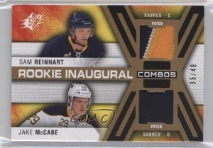 2014 SPx Rookie Inaugural Materials Combos /49 Jake McCabe Sam Reinhart Patch RC - Picture 1 of 4