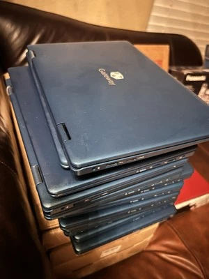 LOTE de 13 portátiles convertibles 2 en 1 azules Intel N4020 de puerta de enlace 11.6 HD NO funcionales Foto 1 de 4