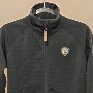 Horseware Ireland anthrazitgraue Softshell Fleece gefütterte Reitjacke Gr. XS  - Bild 1 von 10