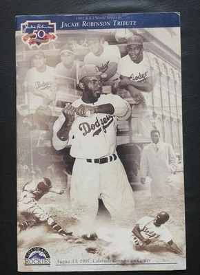 Aug 18, 1997 Jackie Robinson Tribute RBI World Series Booklet & Program/Dinner - Image 1 of 4