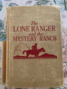 ANTIQUE 1938 THE LONE RANGER AND THE MYSTERY RANCHHardcover book by FRAN STRIKER - Bild 1 von 5