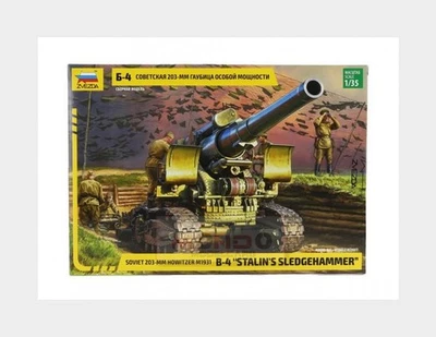 1:35 ZVEZDA Howitzer 203-Mm B-4 Stalin'S Sledgehammer Military Kit ZS3704 - Immagine 1 di 2