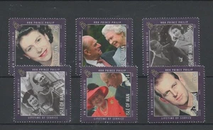 MAN 2011 Regina Elisabetta e Principe Filippo 6v MNH** - Picture 1 of 1