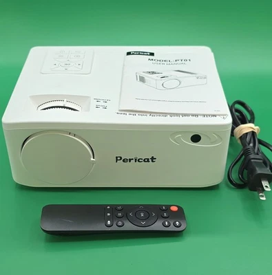 Pericat PT01 Native 1080P Movie Projector w 350" Display  - Image 1 of 4