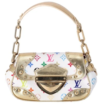 Bolso Louis Vuitton x Takashi Murakami Marilyn Blanco Multicolor Monograma Dorado Foto 1 de 4