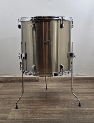 珍珠论坛地板汤姆鼓 - 16 英寸烟熏铬 — 第 1/4 张图片