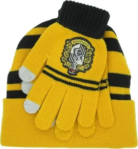 Harry Potter komplett HUT und HANDSCHUHE Erwachsenengröße House of HUFFLEPUFF Hogwarts - Bild 1 von 6
