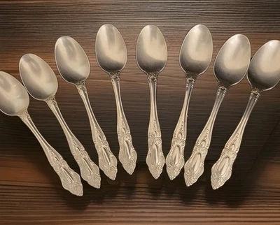 *8*Farberware Stainless Steel TeaSpoons 6 1/4" majestic pattern china replace - Image 1 of 4