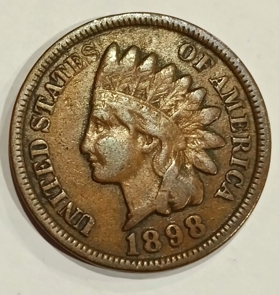 1898 Indian head one cent  - Image 1 of 2