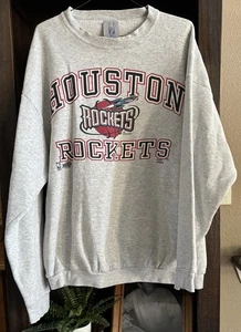Vintage Houston Rockets Crewneck Sweatshirt XL 7 Logo Heavyweight - Preowned - Bild 1 von 3