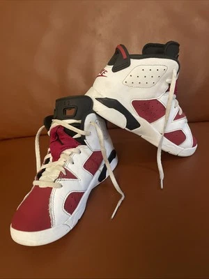 Nike Talla 13C (niños) Rojo Blanco Negro 384666-106 Sin Caja  Foto 1 de 4