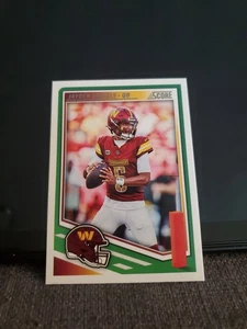 Score 2025 Calcio Jayden Daniels #195 Washington Commanders - Foto 1 di 2