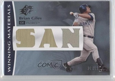 2008 SPx Winning Materials Team /99 Брайан Джайлс #WM-BG - Изображение 1 из 2