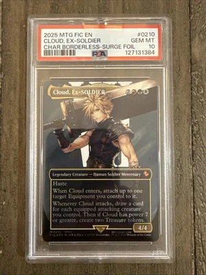 Final Fantasy Cloud Surge Foil PSA 10 Gem Mint Magic The gathering - Image 1 of 2