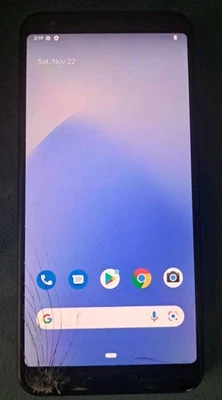 📱  Google Pixel 3a XL 64GB/4GB, 12MP, 4G Unlocked Smartphone - BLACK 📱  - Image 1 of 4