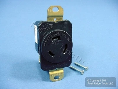 P&S L620-R Locking 20A Receptacle L6-20R L6-20 Twist Lock Outlet Turnlok 250V - Image 1 of 4