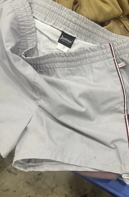 Bañador corto vintage Jantzen gris a rayas para hombre talla 36 Foto 1 de 3