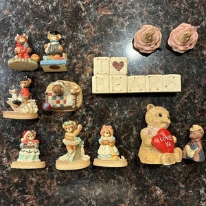 Vintage Bär Figuren Konvolut 12 Stück Penni Bären x7 Gail Laura - Bild 1 von 24