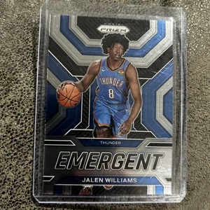 2022-23 Panini Prizm Jalen Williams Emergent No. 12 Thunder - Picture 1 of 2