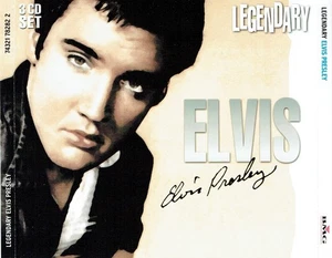 (3CDs)  Elvis Presley - Legendary - It's Now Or Never, Suspicious Minds, u.v.a. - Bild 1 von 2
