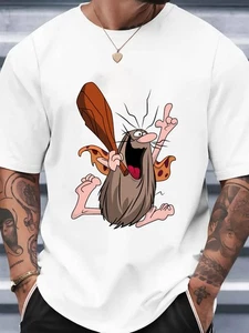 Vintage Captain Caveman Cartoon Graphic Tee, Vintage Cartoon Character Tee top. - Picture 1 of 6