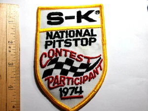 1974 Rockford Speedway Racing Patch National Pitstop Contest Participant - Picture 1 of 2