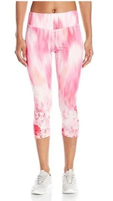 Pantalones Capri Karen Kane Active Rosa Gardenia Row con Bolsillo Oculto en la Cintura - $59 Foto 1 de 2