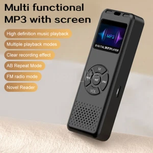 Mini Digital Voice Recorder MP3 Player mit Display Bildschirm Musik Lautsprecher FM Radio - Bild 1 von 26