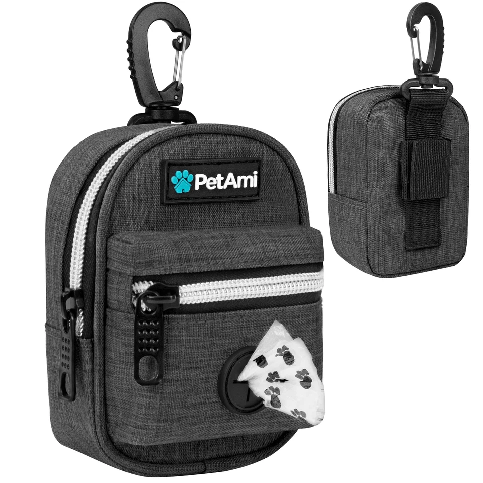 Dog Poop Bag Holder Waste Bag Dispenser with Clip for Leash Belt Walking Hiking - Image 1 of 1