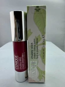 Clinique Chubby Stick Cheek Colour Balm - 03 Roly Poly Rosy - 0.21 oz / 6g - NEW - Picture 1 of 2
