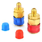 R134a Auto Quick Coupler Connector Brass Adapters Low & High Side AC Manifol GDS