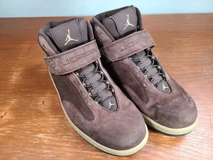 Nike Air Jordan 375296-221 Brown Suede Mens Size 9 - Picture 1 of 10