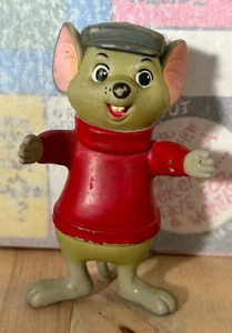 Bernard Figure, Disney Rescuers Down Under Just Toys, Hard Rubber Vintage 4.5" - Picture 1 of 8