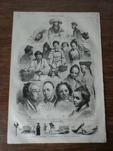 genre L'illustration L'UNIVERS ILLUSTRE 199 (1862) China Japan Types of People - Picture 1 of 4