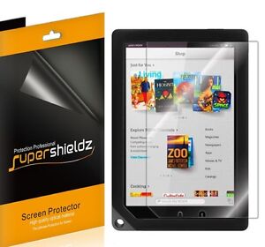 3x Supershieldz Clear Screen Protector for Barnes & Noble Nook HD+ 9 inch Tablet