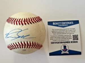 Pavin Smith Signed Autographed Cal League Baseball DIAMONDBACKS Beckett COA BAS - Picture 1 of 2